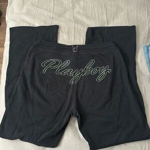 Playboy wide leg sweatpants